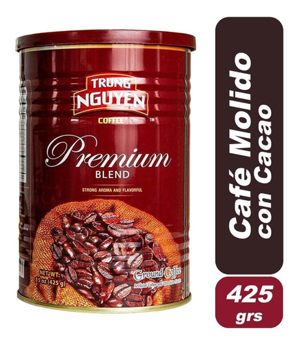 Café Molido Con Cacao - Premium Blend - 425g - Trung Nguyen