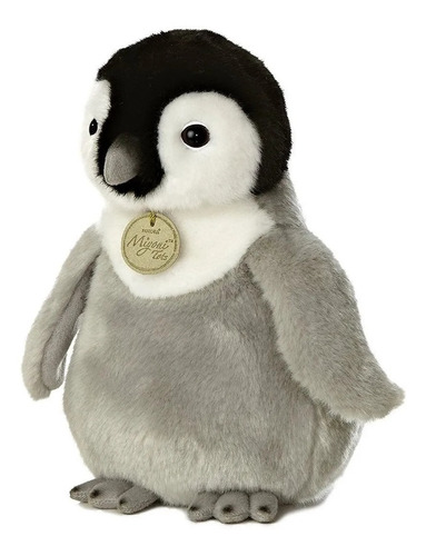 Pingüino Emperador Bebé De Peluche Aurora Miyoni Importado