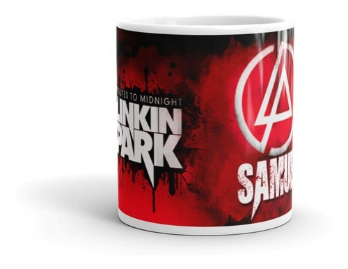 Imagen 2 de 4 de Taza Linkin Park Nombre Personalizado