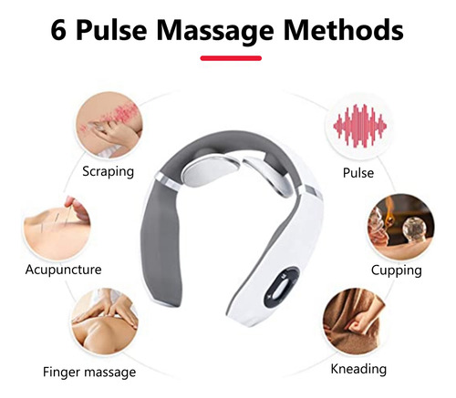 Masajeador Espalda De Recargable Para Cuello Y Cintura