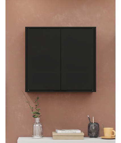 Armário Aéreo De Aço Multiuso Aço 2 Portas Smart Ddwt