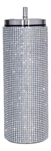 Diamond Bling Cup Frascos De Vacío 20oz / 600ml Con Pajitas