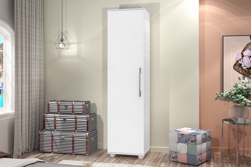 Armário Organizador Multiuso Sofia 1 Porta 4 Prateleiras Web Home Móveis