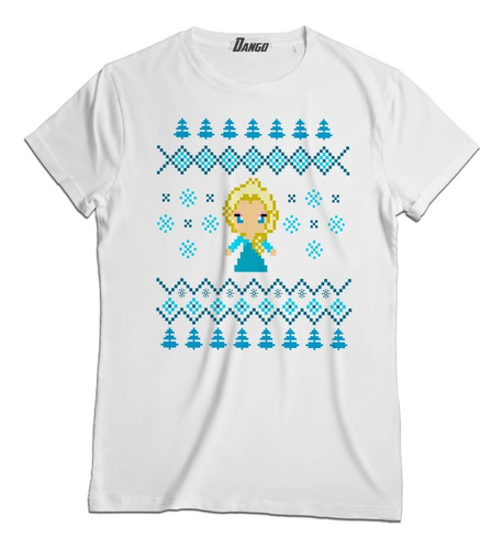 Playera Navideña Frozen Elsa Sueter Feo Nav152