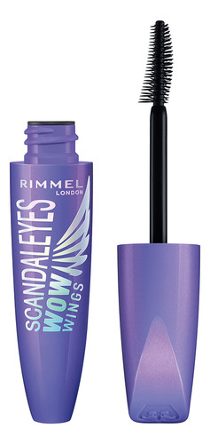 Máscara De Pestañas Rimmel  Scandal Eyes Wow Color Black 1