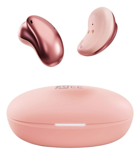 Audífonos Bluetooth Tws Semi-abiertos Mee Audio Pebbles Color Rosa