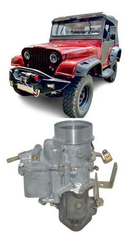 Carburador Jeep Willys Dfv 6cc Gasolina 1984 A 1998