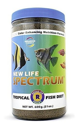 Comida Para Peces - New Life Spectrum Regular 600g (naturox 