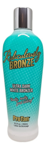 Protan Ridiculously Bronze White Bronzing Lotion 8.5 Oz