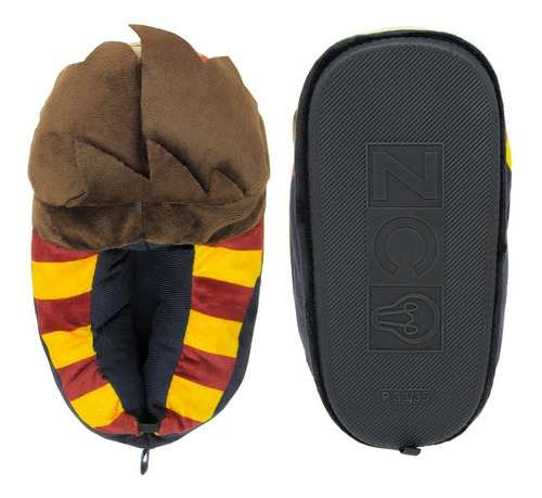 Imagem 7 de 8 de Pantufa 3d Rosto Harry Potter Solado Borracha - Original