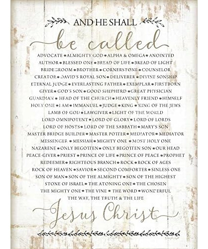 Póster De Nombres De Cristo, Impreso Por Jennifer Pugh...
