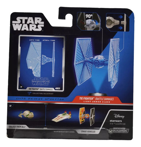 Star Wars Pack Yoda Tie Starfighter Galaxy Squadron Jazwares Varios