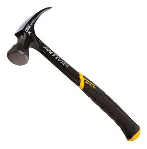 Stanley Fmht1-51278 1.25lbs Plano Claw Hammer, Negro / Amari