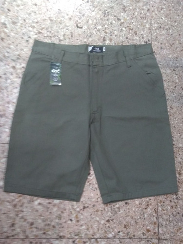 Bermuda De Gabardina De Vestir. Varios Tonos Y Talles Especi