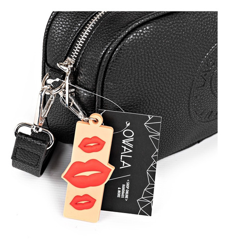 Imagen 2 de 6 de Cartera Bandolera Mujer Las Oreiro Cuero Sintetico Original