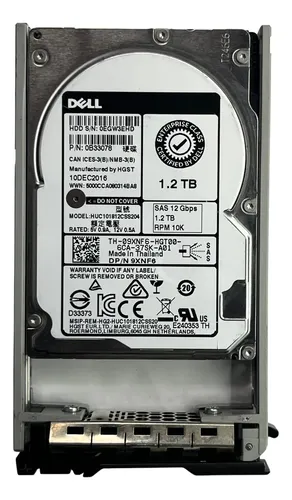Disco rígido interno Dell 09XNF6 9XNF6 1.2TB | Frete grátis