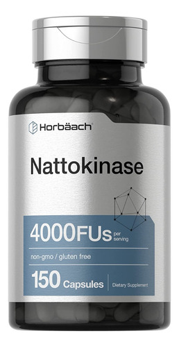 Suplemento De Nattokinase 4000 Fus 150 Cápsulas Horbaach