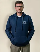 Comprar Buzo Canguro Capucha Regalo Moda Bordado Logo Mercedes-benz