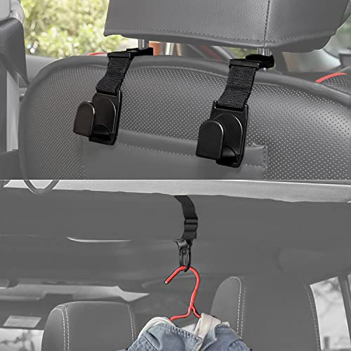 4-pack Roll Bar Coat Hanger Clothes Hook & Seat Headres...