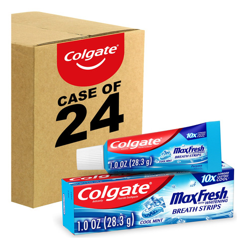 Pasta De Dientes Colgate Max Fresh Travel Size Cool Mint 20