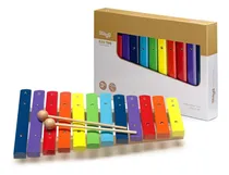 Comprar Xilofon Stagg Xyloj12rb Madera 12 Notas De Color Golpeador