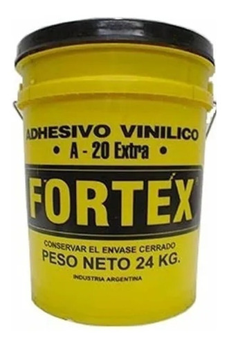 Adhesivo Vinilico / Cola Vinilica Fortex A-20 X 24 Kg H Tuyu