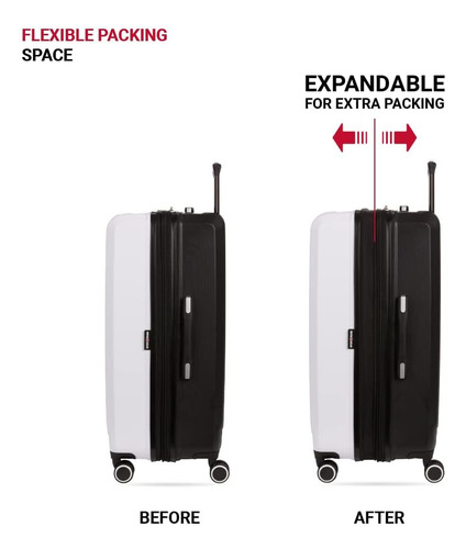 Maleta Giratoria Swissgear 8028 Hardside Expansible, De 24 D