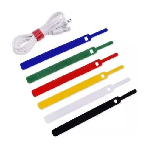 Bandas Correa Ajustable Organizadoras Cables Pc Audifono