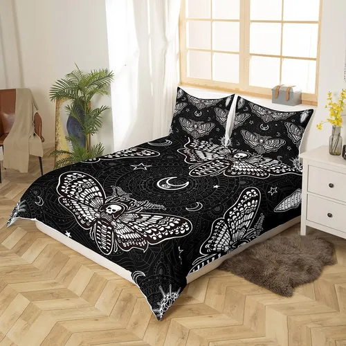 Erosebridal Juego De Ropa De Cama Gótica Tamaño Matrimoni.