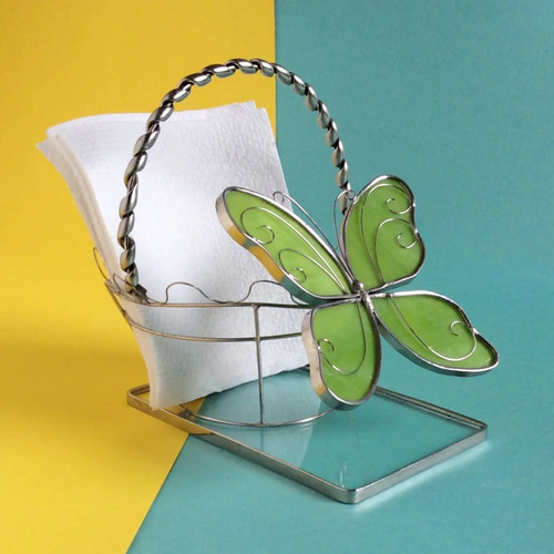 Imagen 2 de 2 de Servilletero Canasta Mariposa