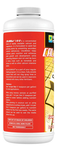 General Hydroponics Calimagic Bloom 946ml Hidroponia Indoor