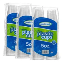 Comprar [300 Unidades] Vasos Reutilizables Desechables De Plástico 5