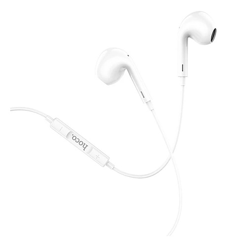 Audifonos Hoco M1 Max Crystal In Ear Cable Lightning Blanco