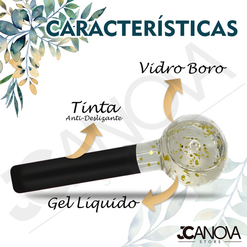 Esfera Vidro Verde Gliter Cromoterapia Pequena Operatório