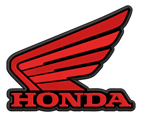 Parche Bordado Honda Para Espalda Motociclista