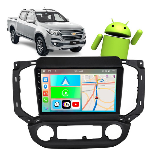 Kit Multimídia 9pol S10 17 18 19 20 21 22 Carplay Gps Wifi