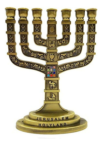 Talisman4u 12 Tribus De Israel Templo De Jerusalen Menorah