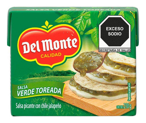 Salsa Verede Del Monte Toreada 210g
