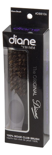 Diane 7 Club Brushes Dbb106, 8 Filas, Mango De Madera Gris L