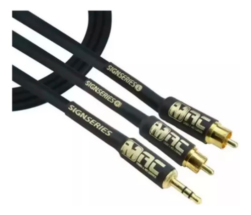 Cabo De Sinal 2 Rca + P2 Stereo 1.52 M Sg09n Dj Series