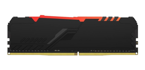 Imagen 2 de 4 de Memoria Pc 8gb Kingston Fury Beast Ddr4 2666mhz Rgb 1