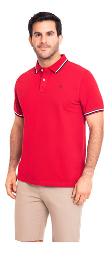 Polo Oscar De La Renta Rojo Hombre B23knp053 