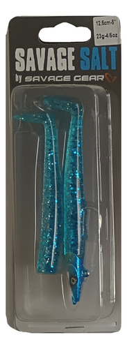 Señuelos Vinilos Savage Sail Silicona 12.5cm - 23g. (5 Unid) Distintos Colores