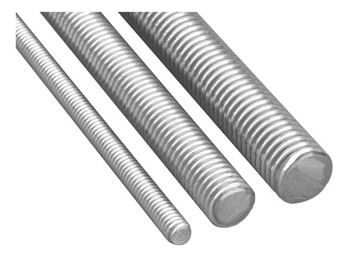 Imagen 1 de 1 de Barra Roscada Grado 2 - 2 Mts. Zinc 3/8-16 2und