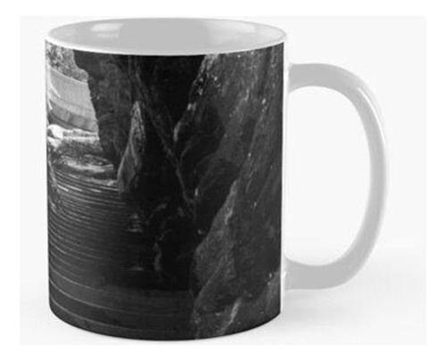 Taza Blanco Y Negro Pasos Fotografía Impresión Calidad Premi