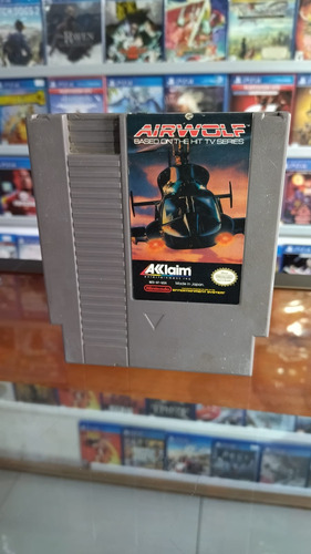 Videojuego Airwolf Nintendo Usado Sin Caja