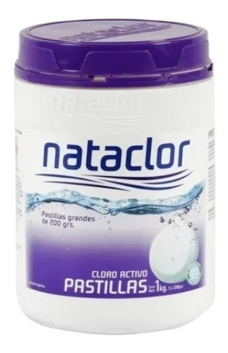 Pastillas De Cloro Multiacción 200gr De 1kg Nataclor