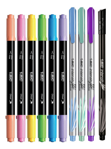 Marcadores Bic Bullet Journal Intensidad - Kit 10 Piezas
