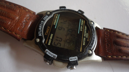 Relogio Timex Atlantis 100 Water Resistant P/ Uso Coleção