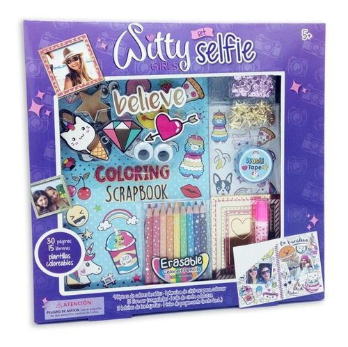 Witty Girls Selfie Album Scrapbook Deco Washi Tape 326 Full